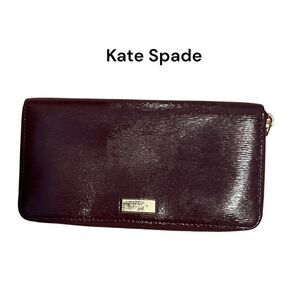 Kate Spade New York Burgundy Leather Wallet